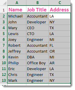 How to Merge Cells in Excel