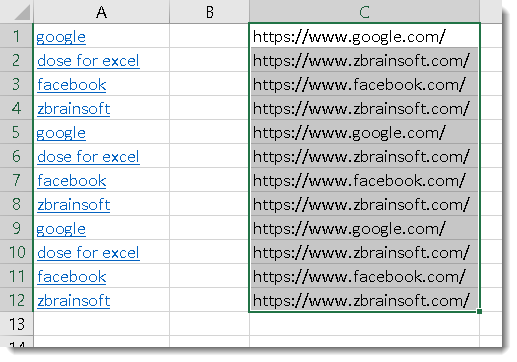Excel Convert Hyperlinks