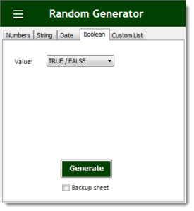 Excel Random Generator - Zbrainsoft