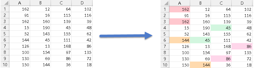 excel-color-duplicates-zbrainsoft